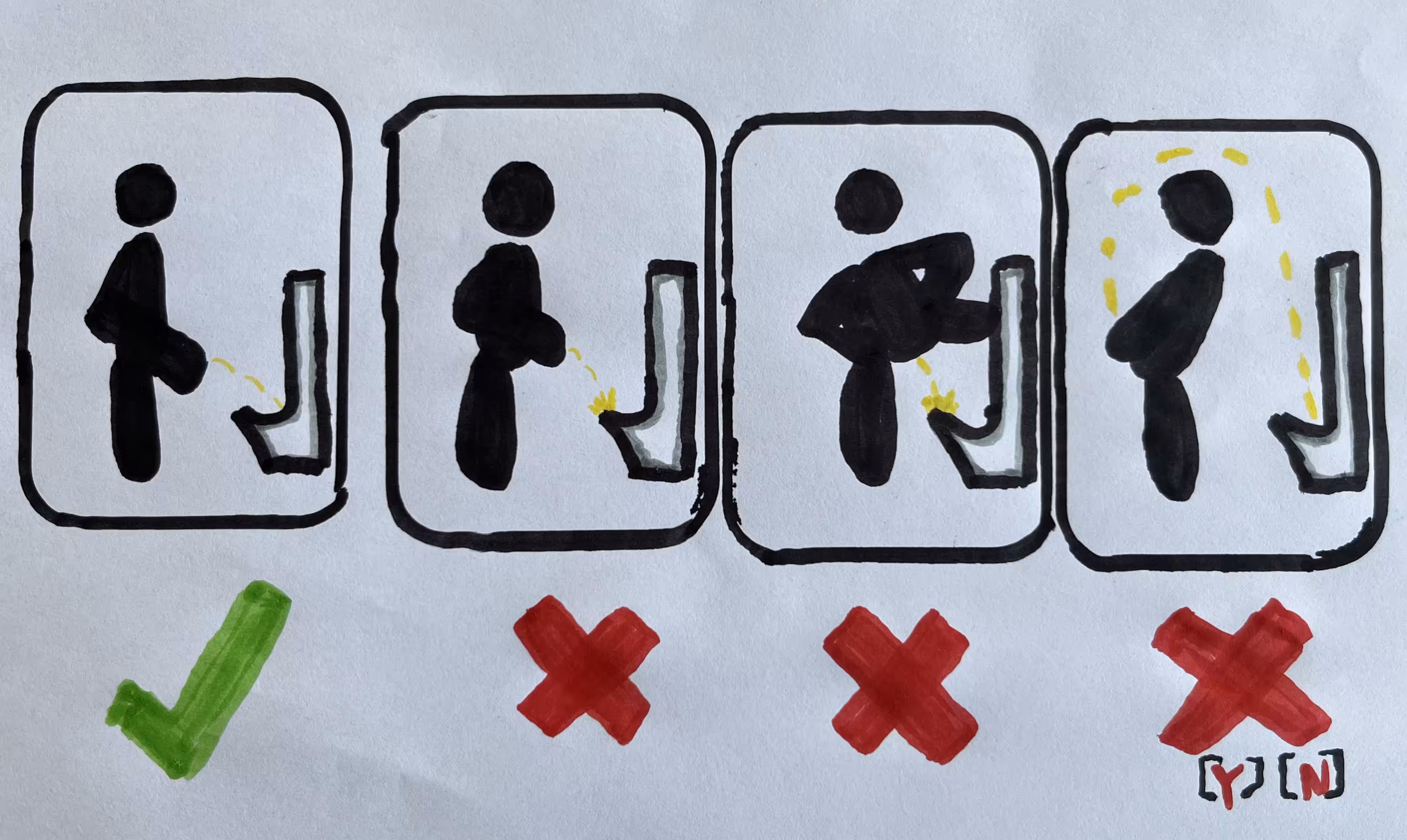 How to pee normally mfer