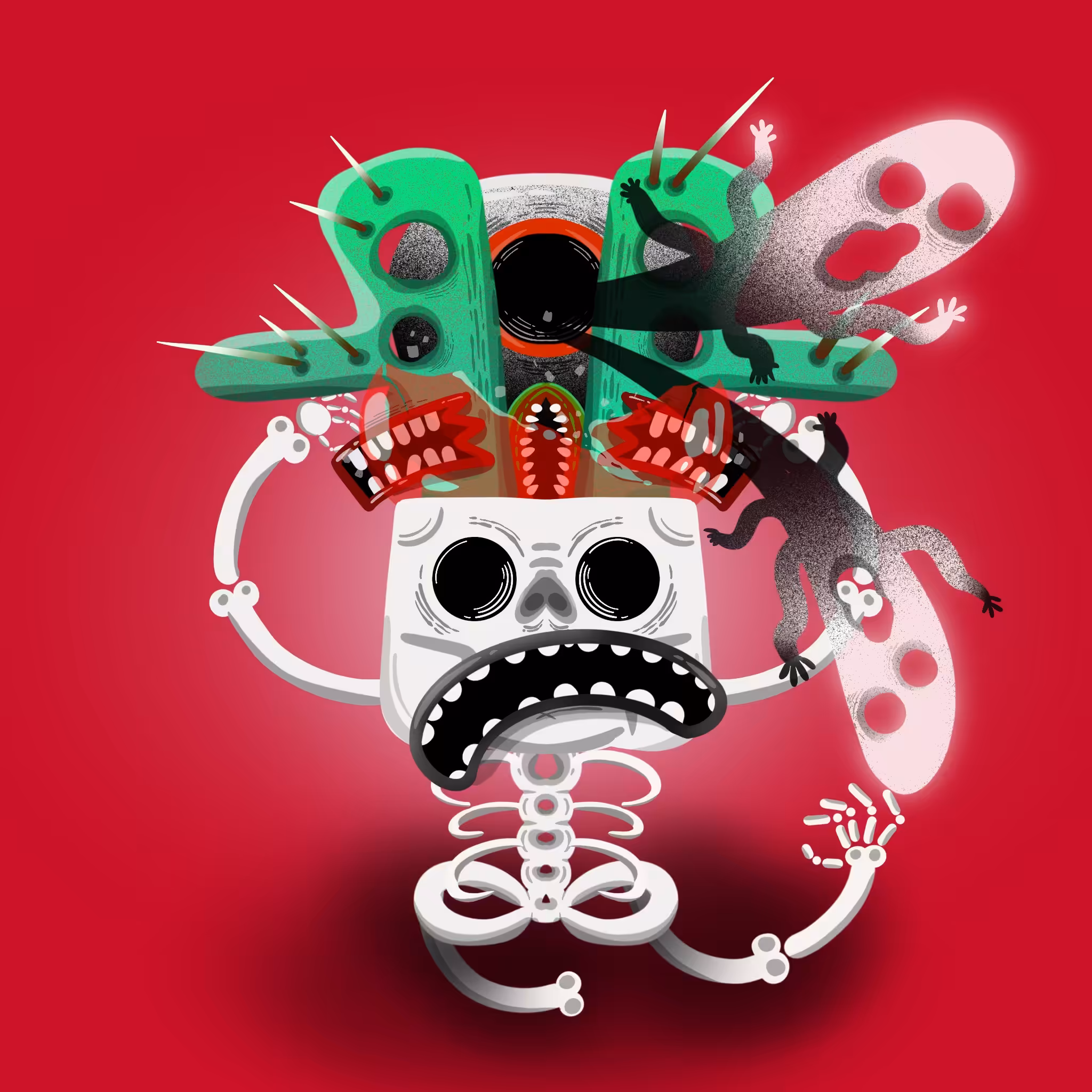 013nightmare of skeleton