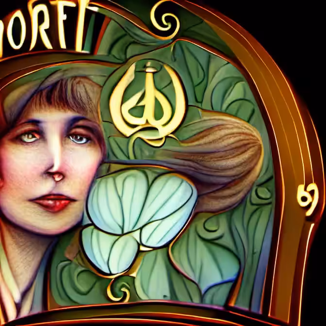 Art Nouveau Portrait 10