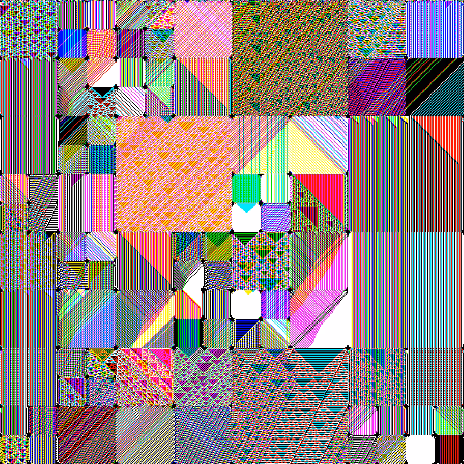 RULES (for Elementary Cellular Automata) #445
