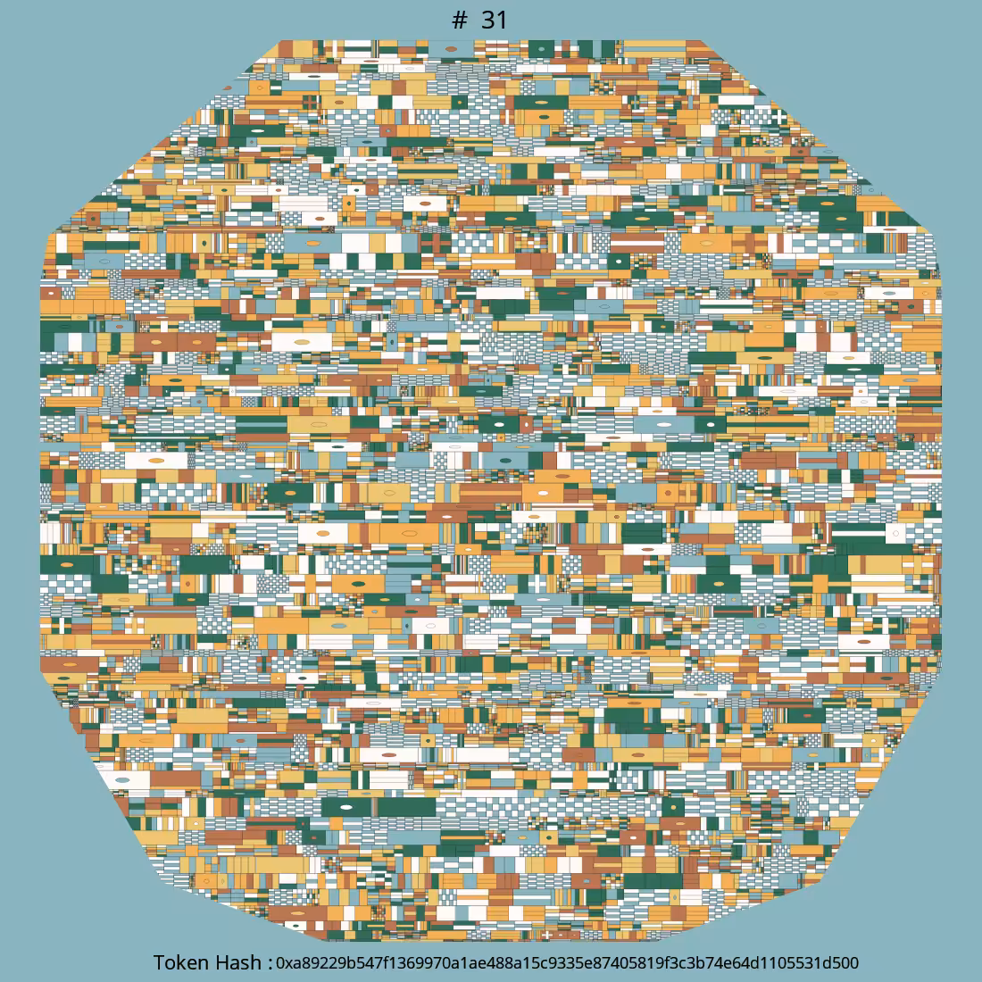 Abstracte Raster:The last piece #31