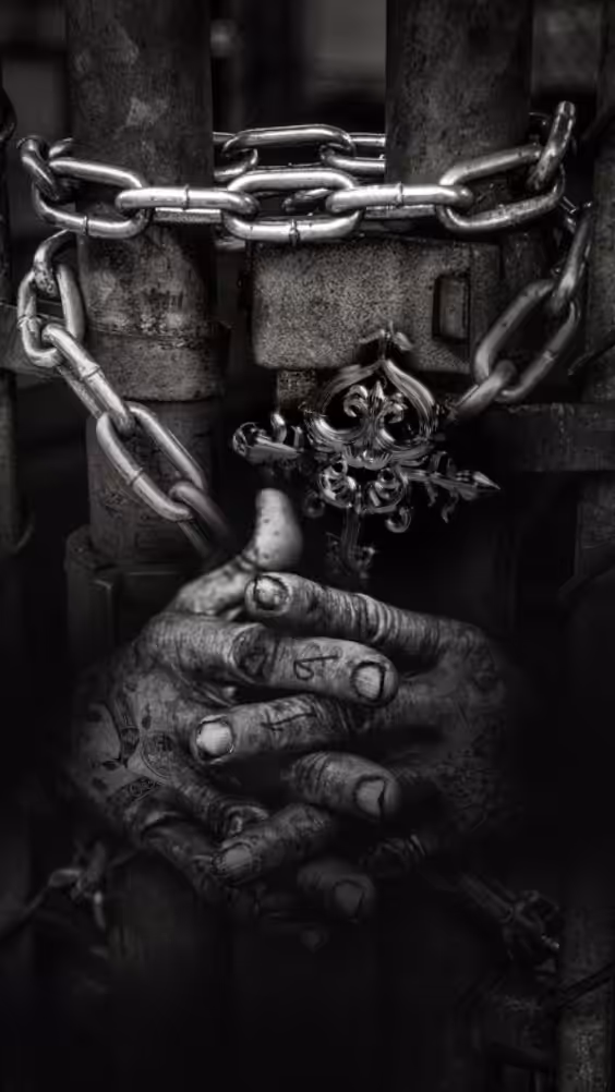 Behind the chain
