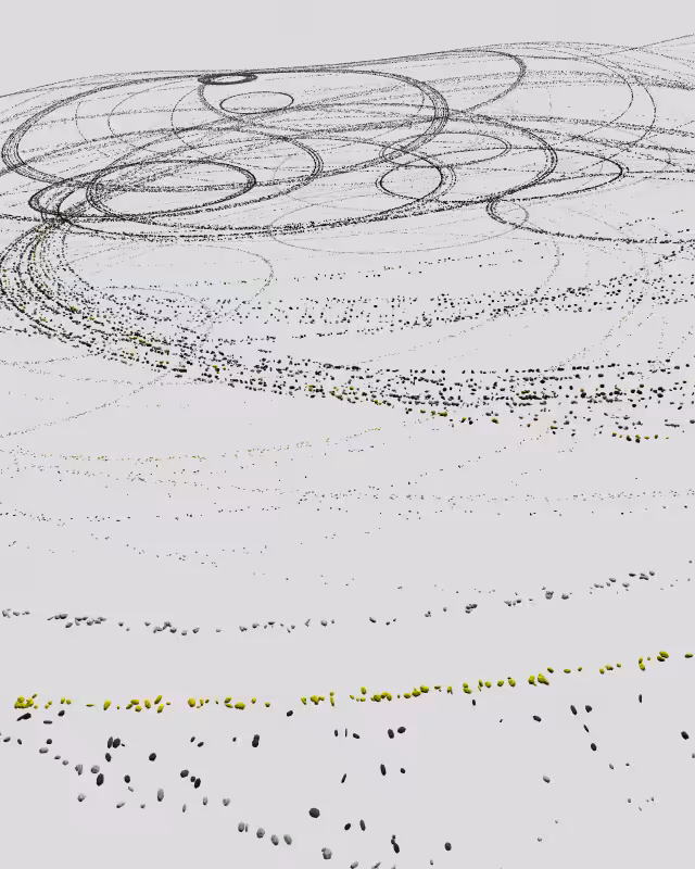 circle drops - 'the passenger' sketches #29