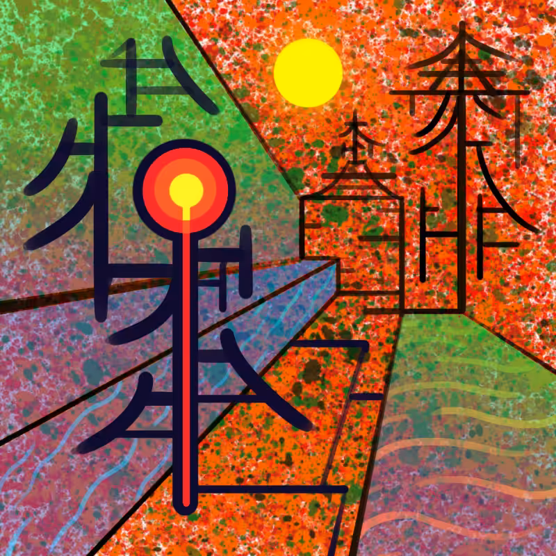 Garden in japan