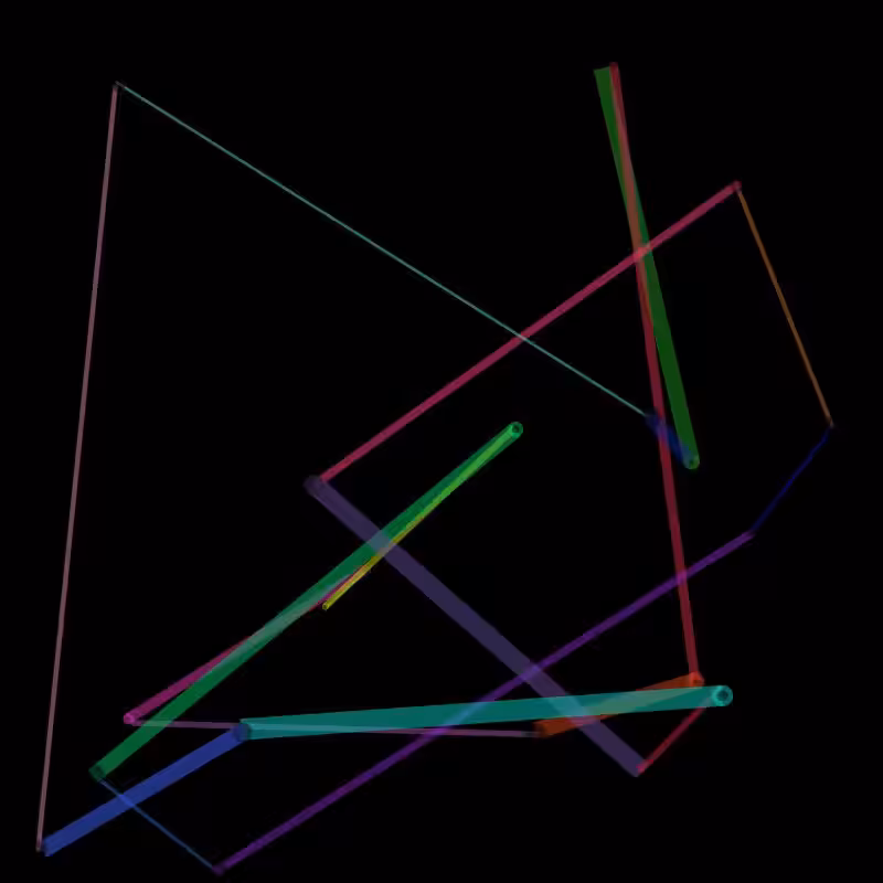 Generative Line Art Design 01 #01 1:1