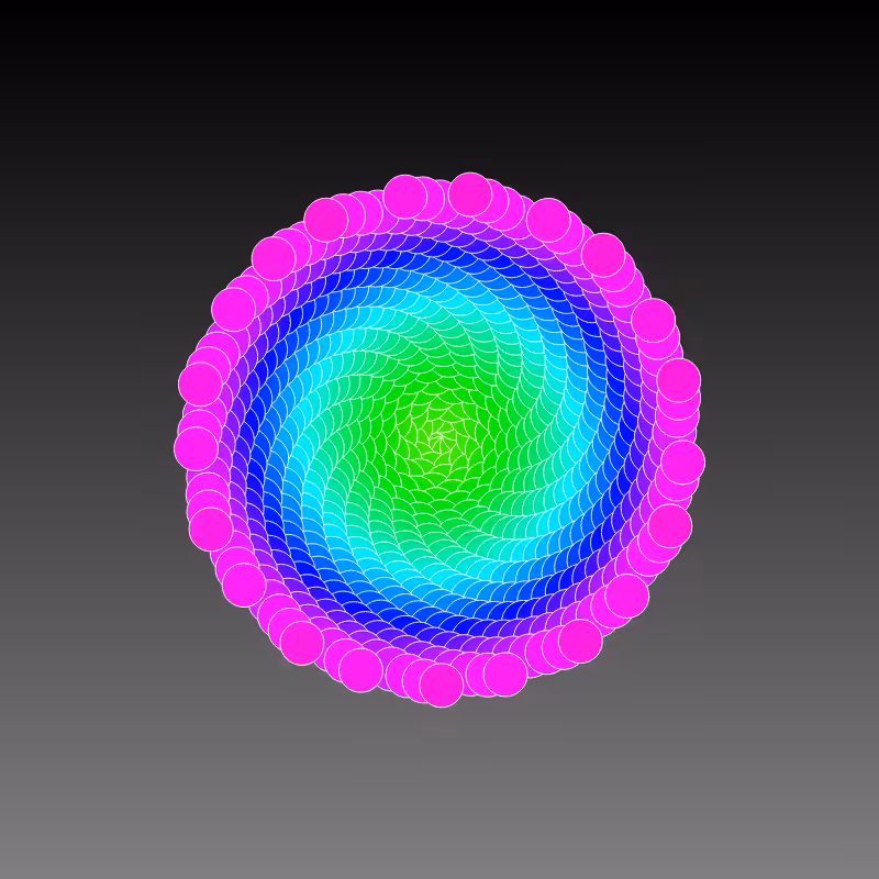 RAINBOW FLOWERS #81