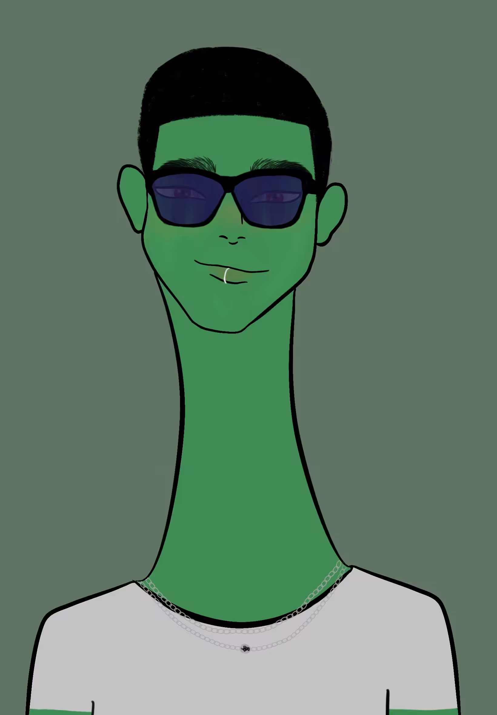 Long Neckie Fellas #1954