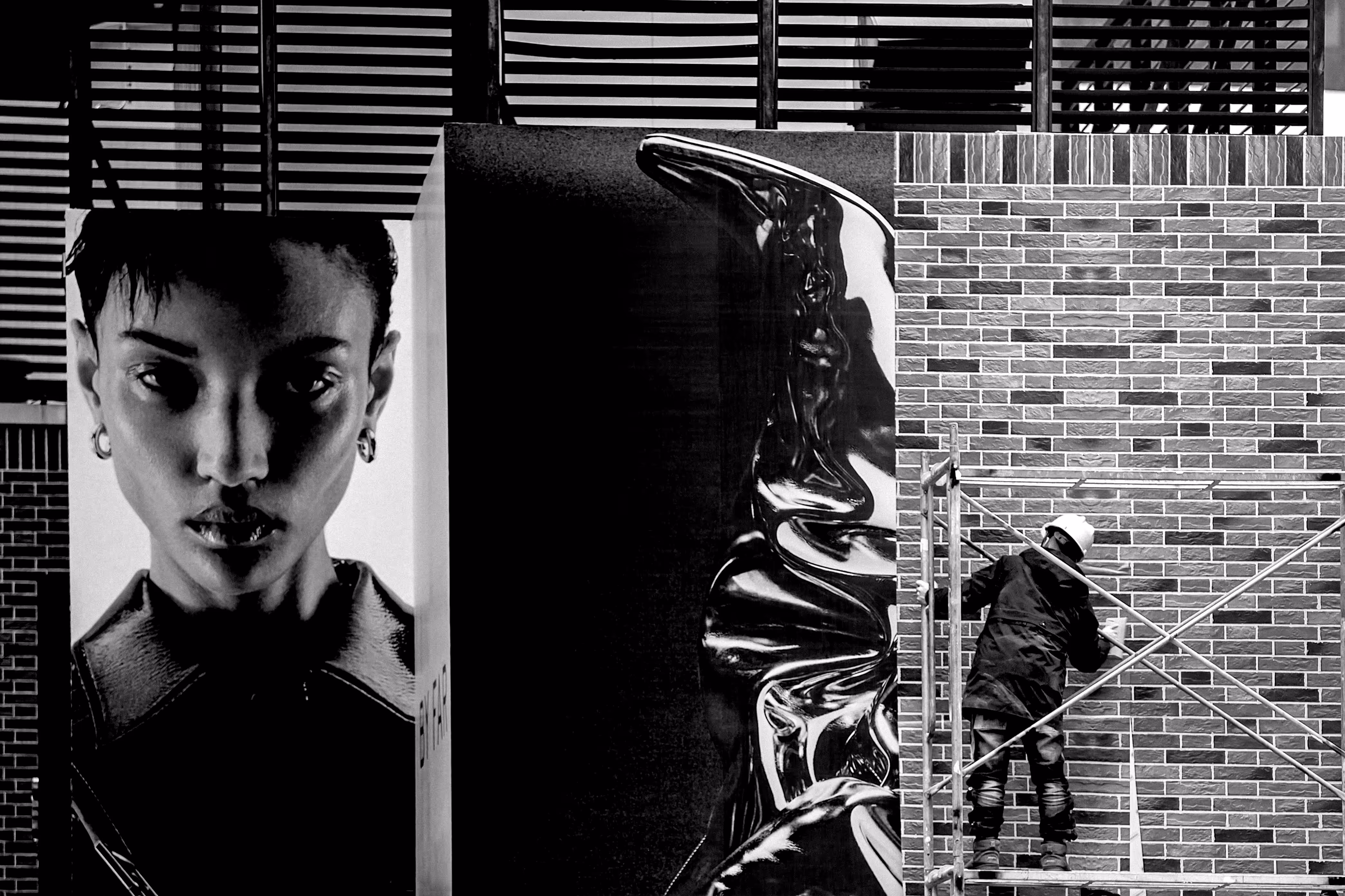 B&W Photography: life billboard