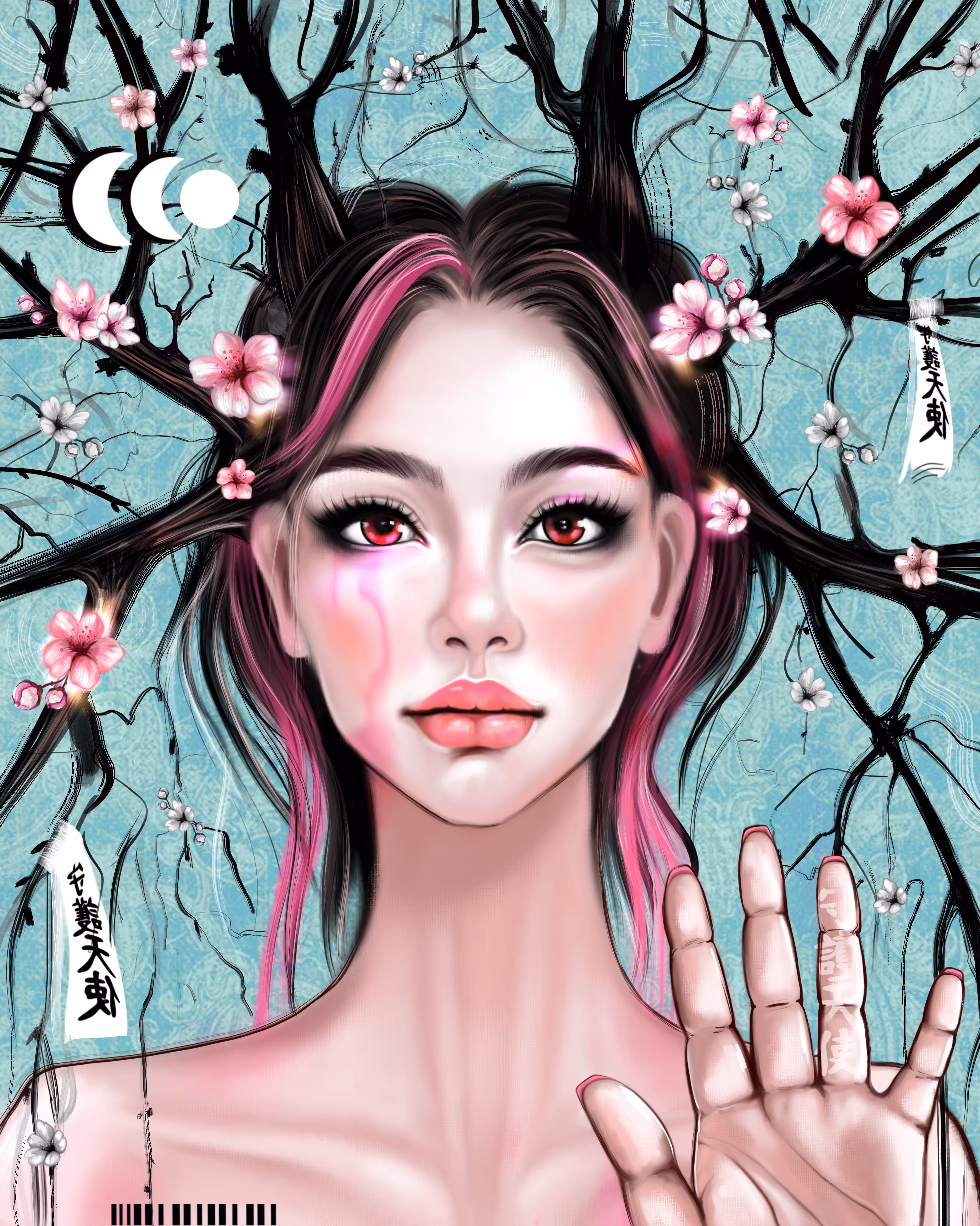Sakura blossoms in my heart