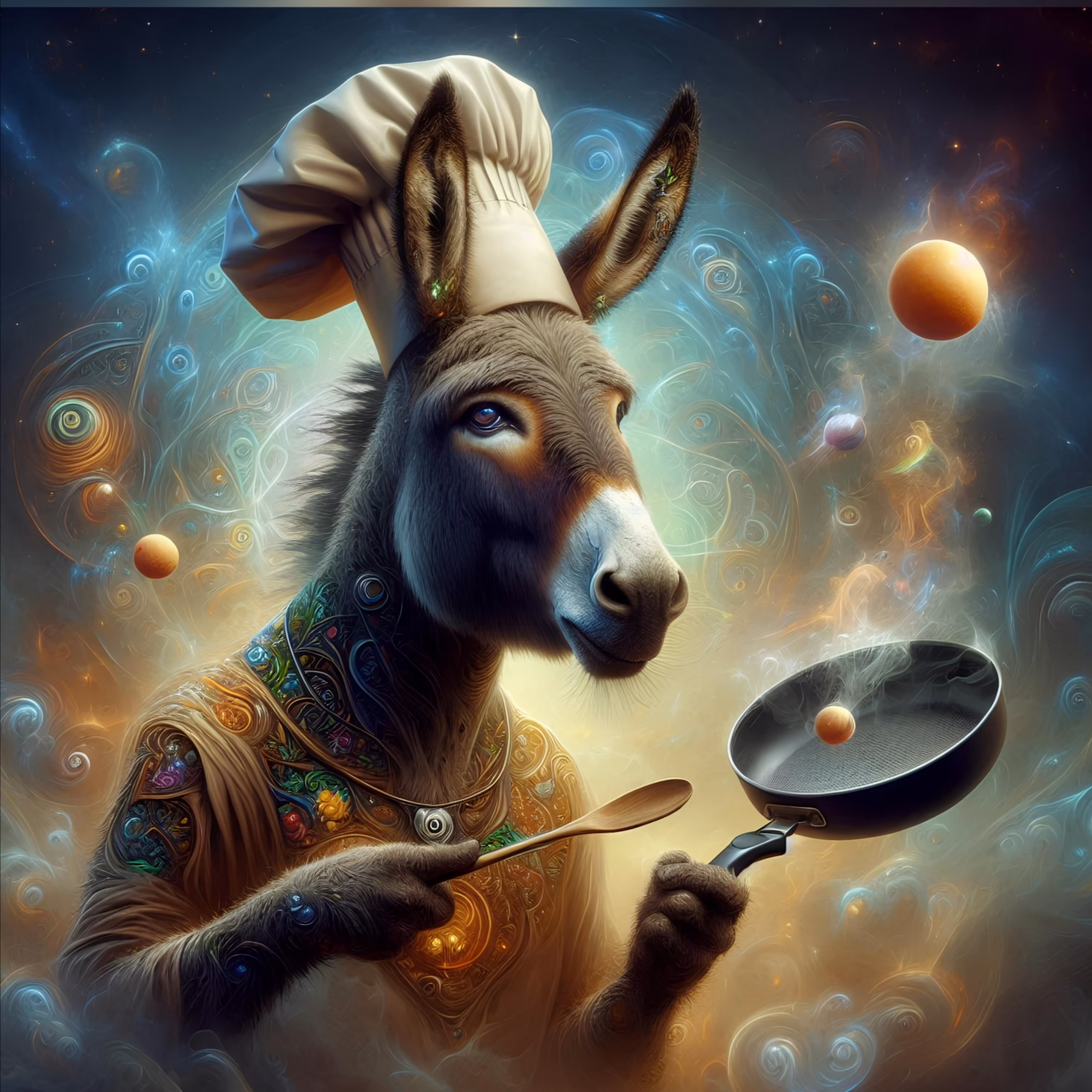 Donkey philosophy:  Chef Donkey 