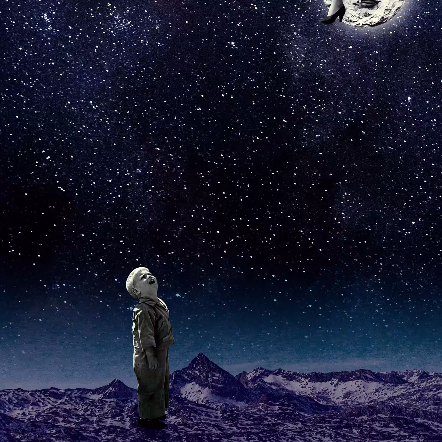 Lady in the moon