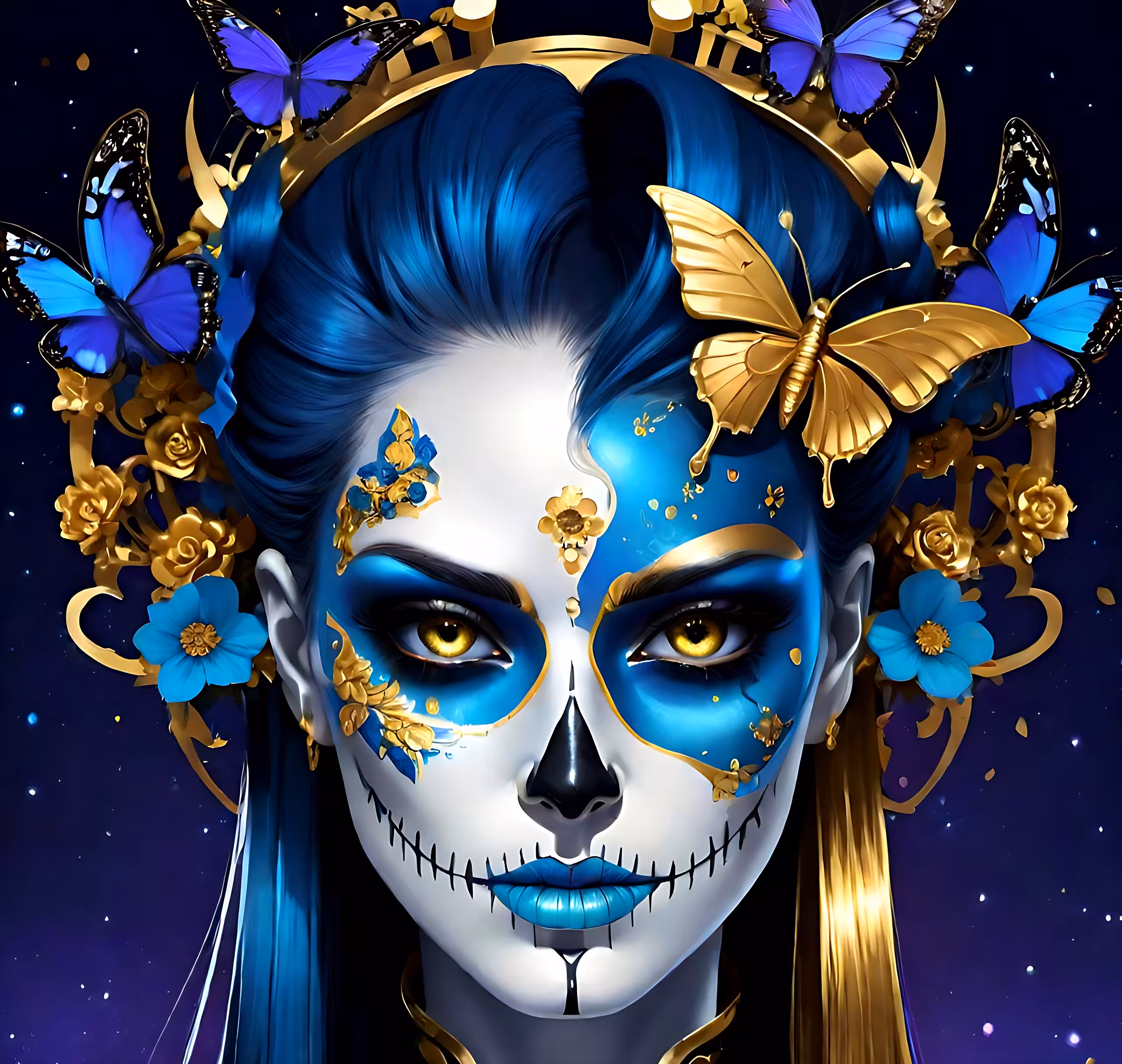Blue SkullGirl 