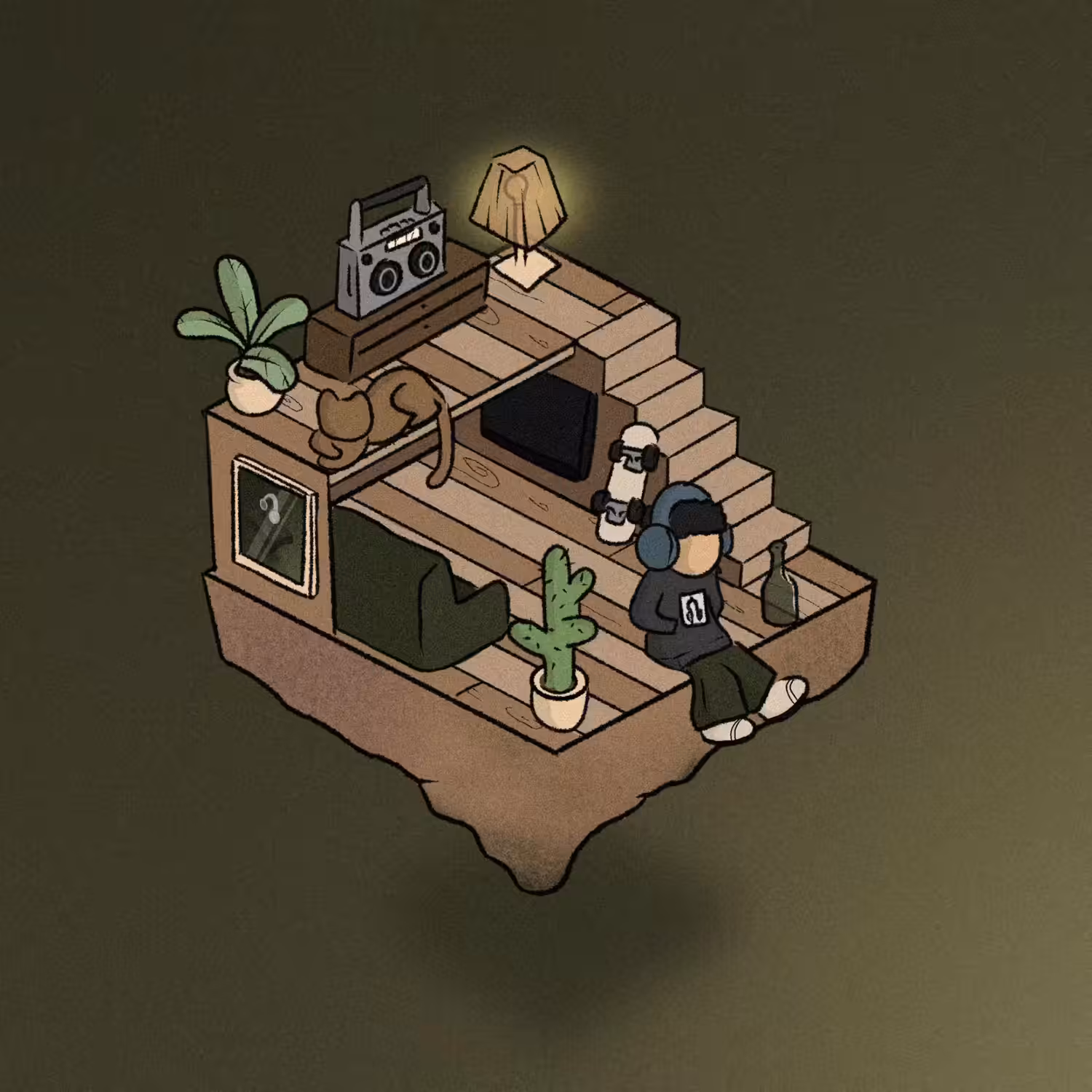 Lofi Roomies #72 ( Slowly Moody Music )