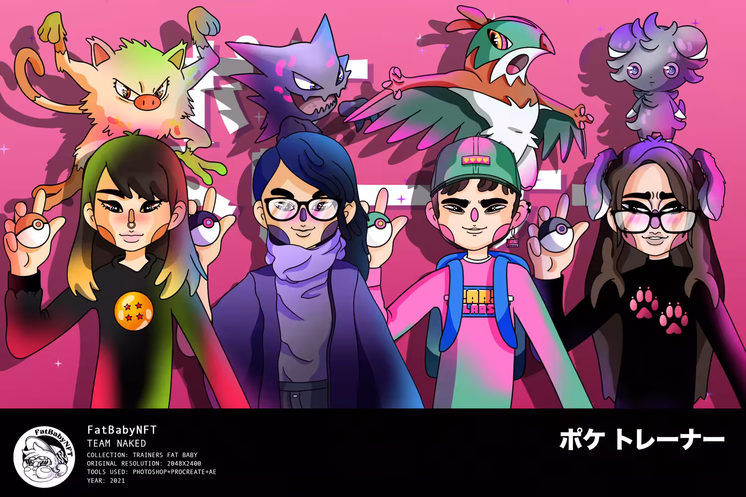 Team Naked Poke Trainers