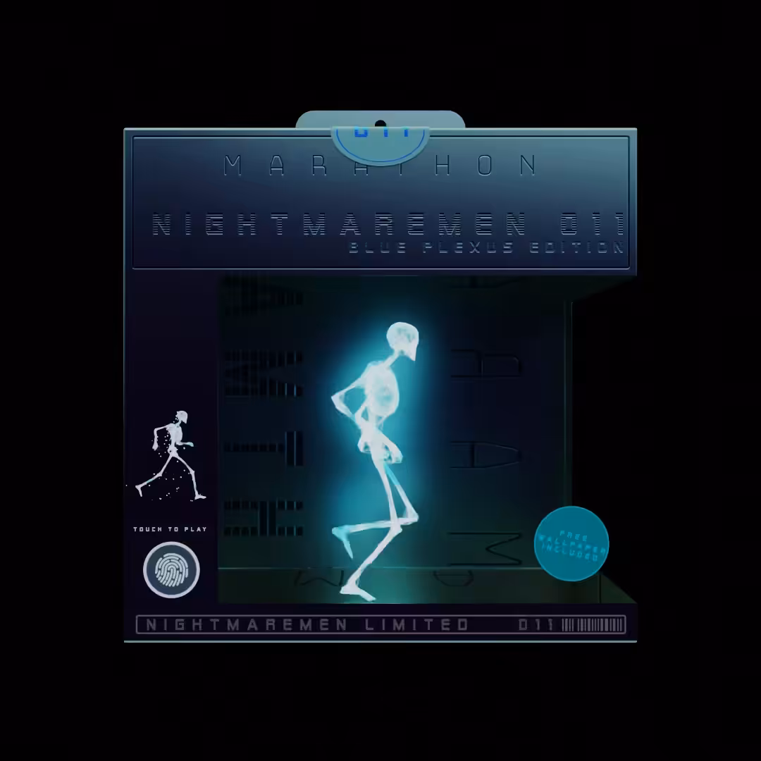 011 Blue Plexus nightmaremen collectible