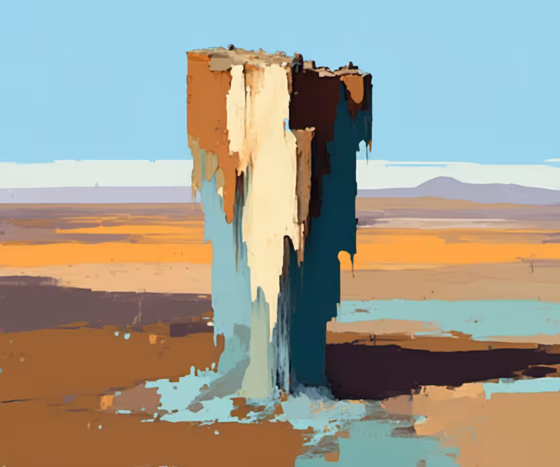 Painted Slabs #22