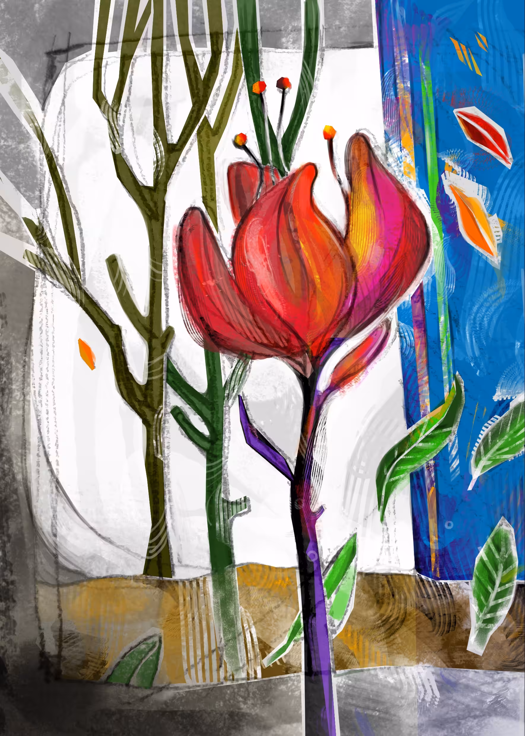 Flower in the Wind
