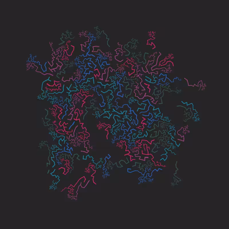 Random circle of Fractals #4