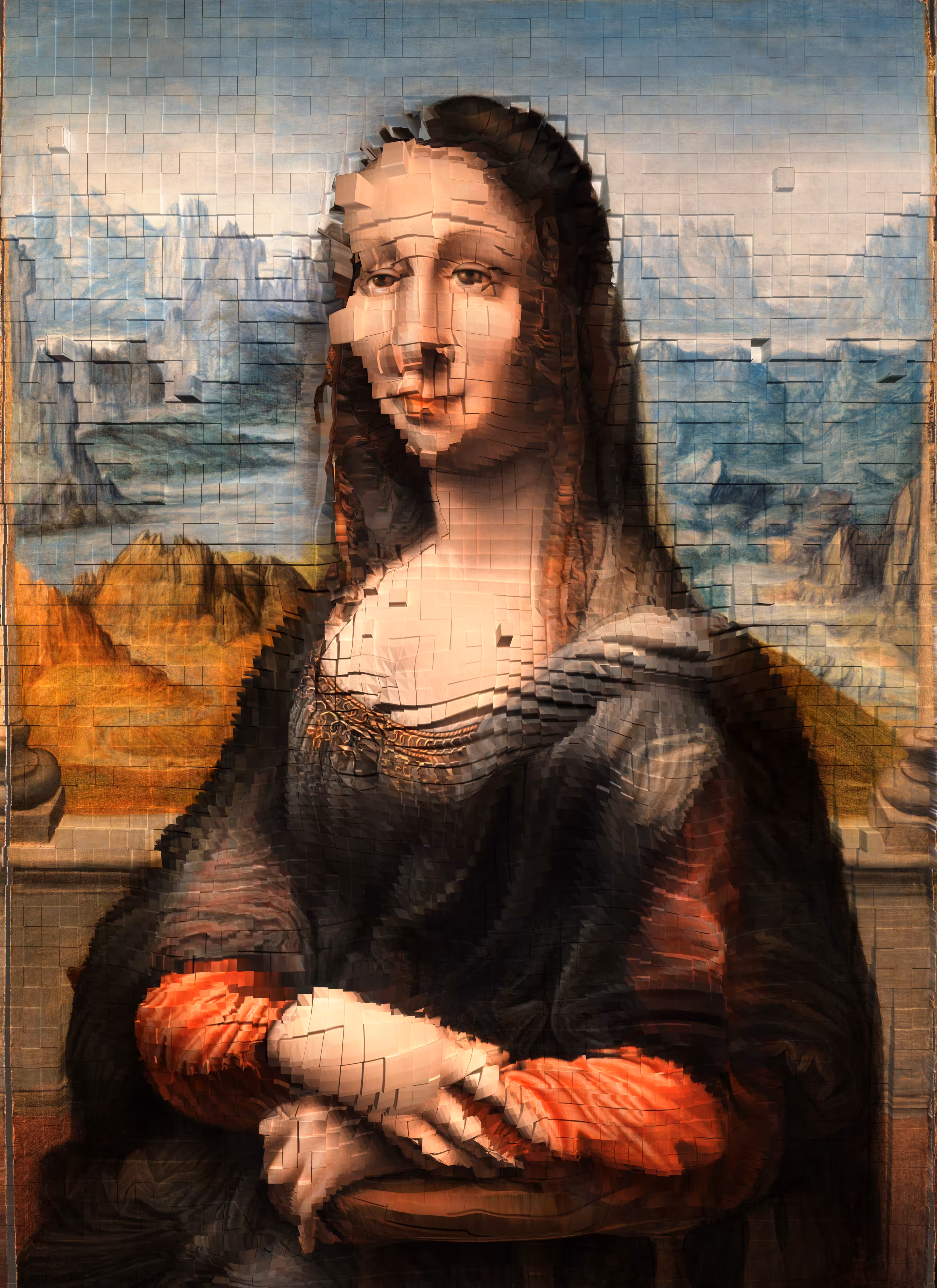 GHOST PORTRAIT #17 - MONA LISA (Prado)