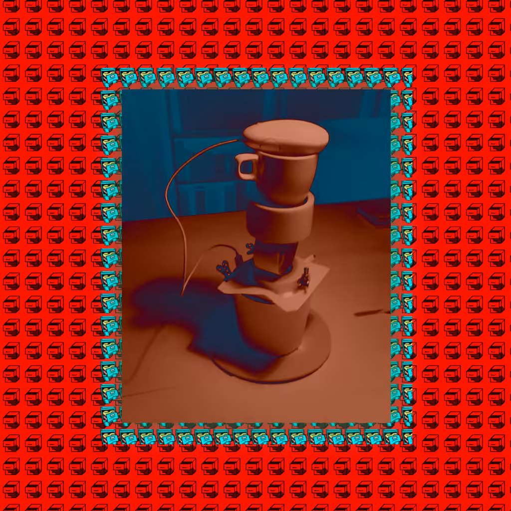 from the psychedelic (home)office | desktopsculpture rgb no 1 | 2021