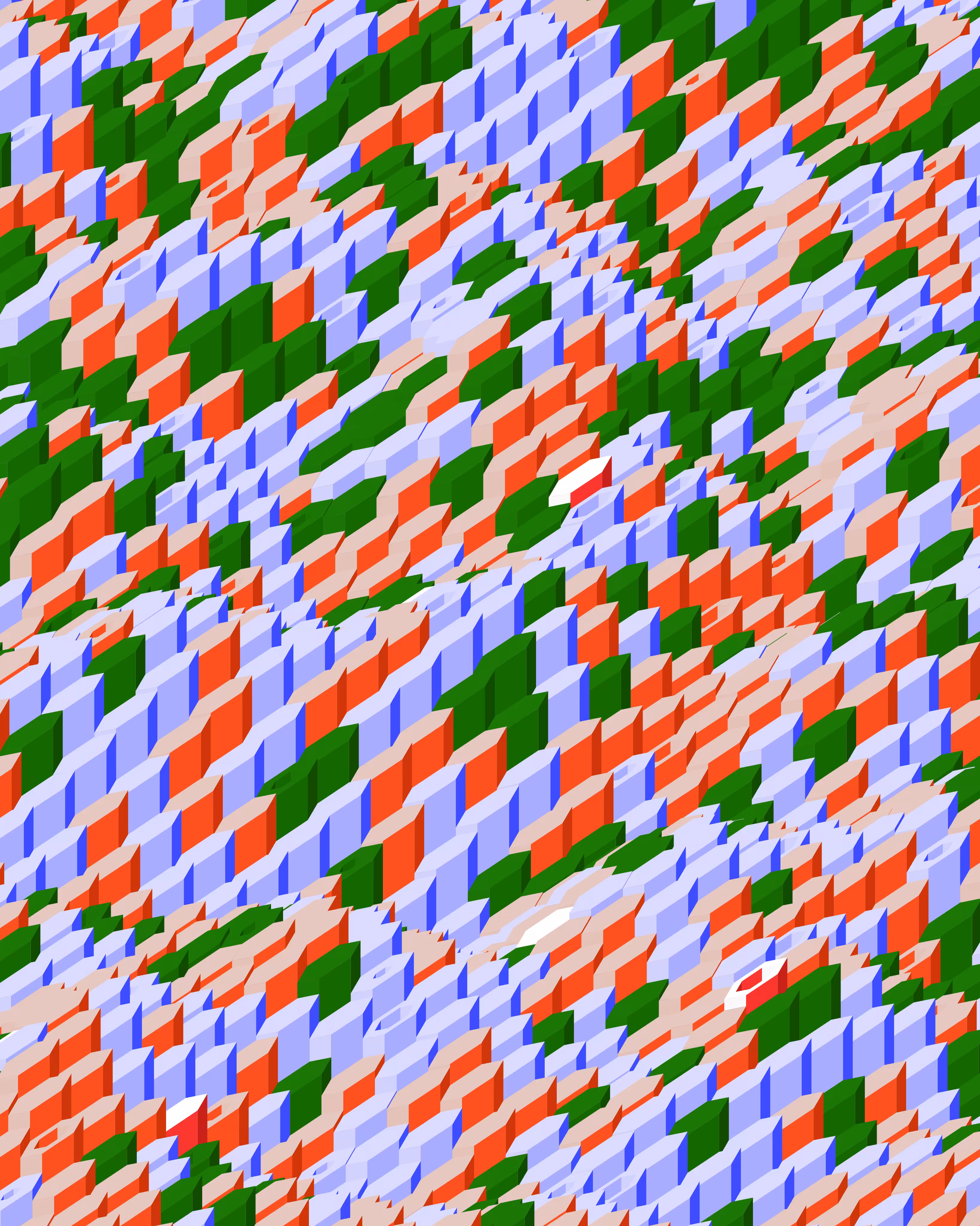 Hexagones Landscape #107