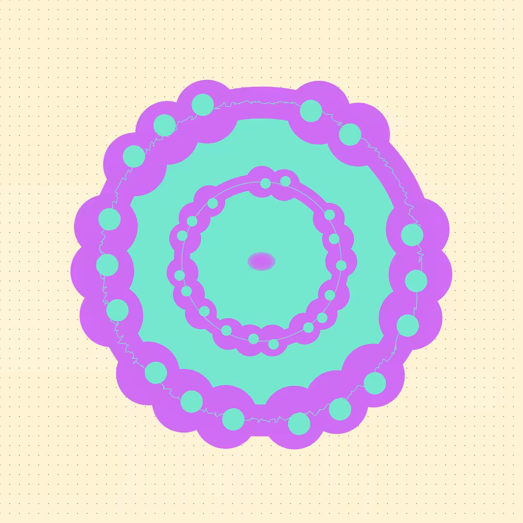 Circles on a dotted Grid #18