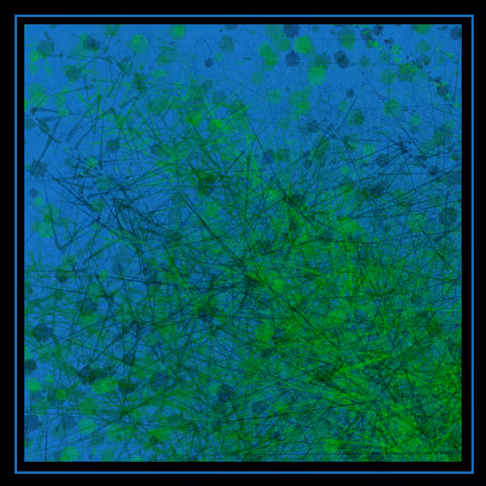 Abstract painting - vegetation #26
