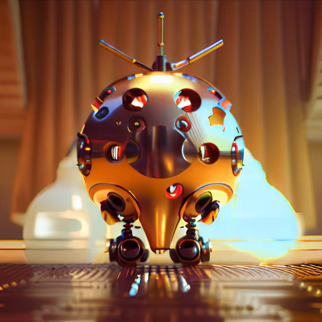 Golden Robotic Apples #43