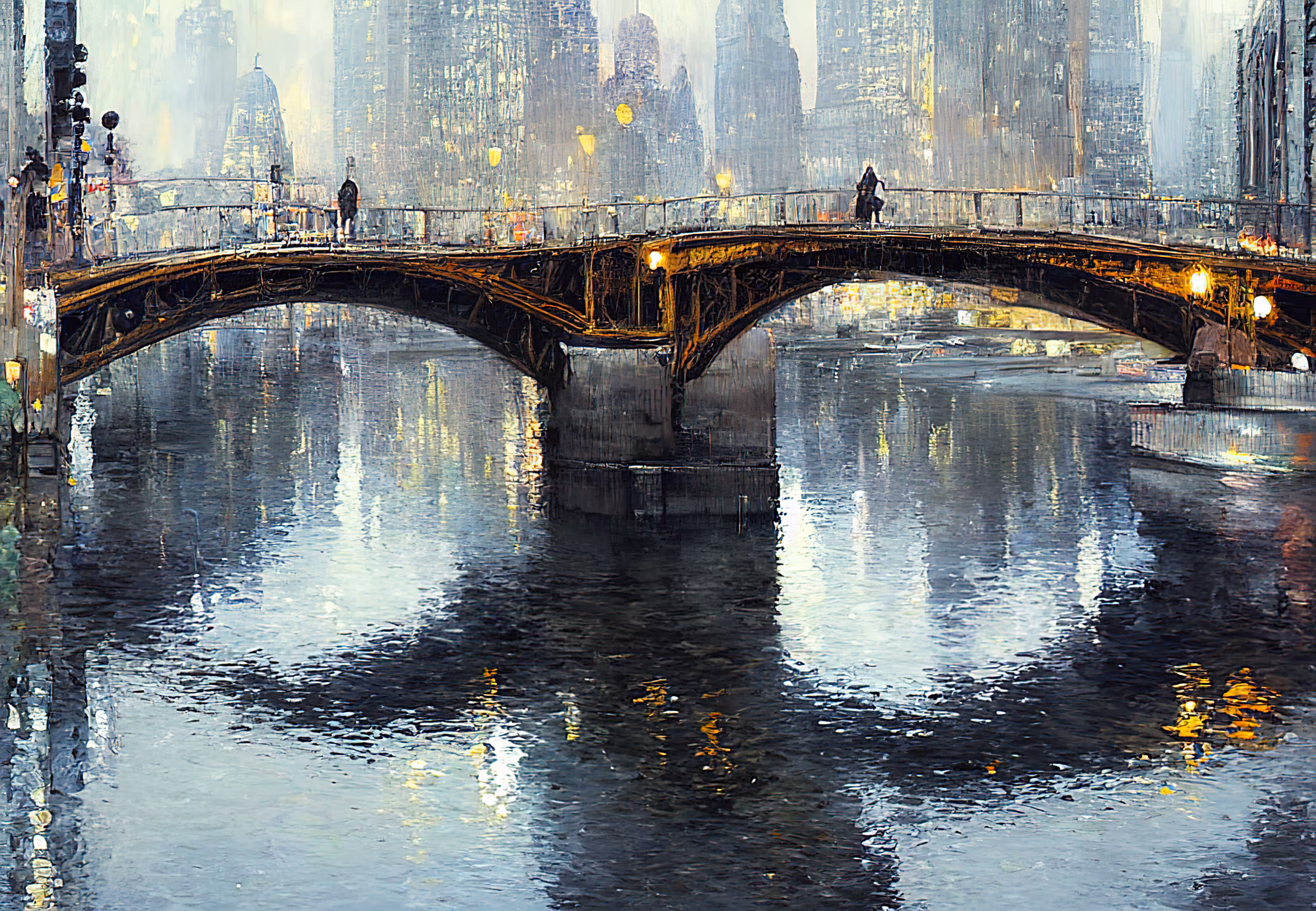 pAInting: City Life #3