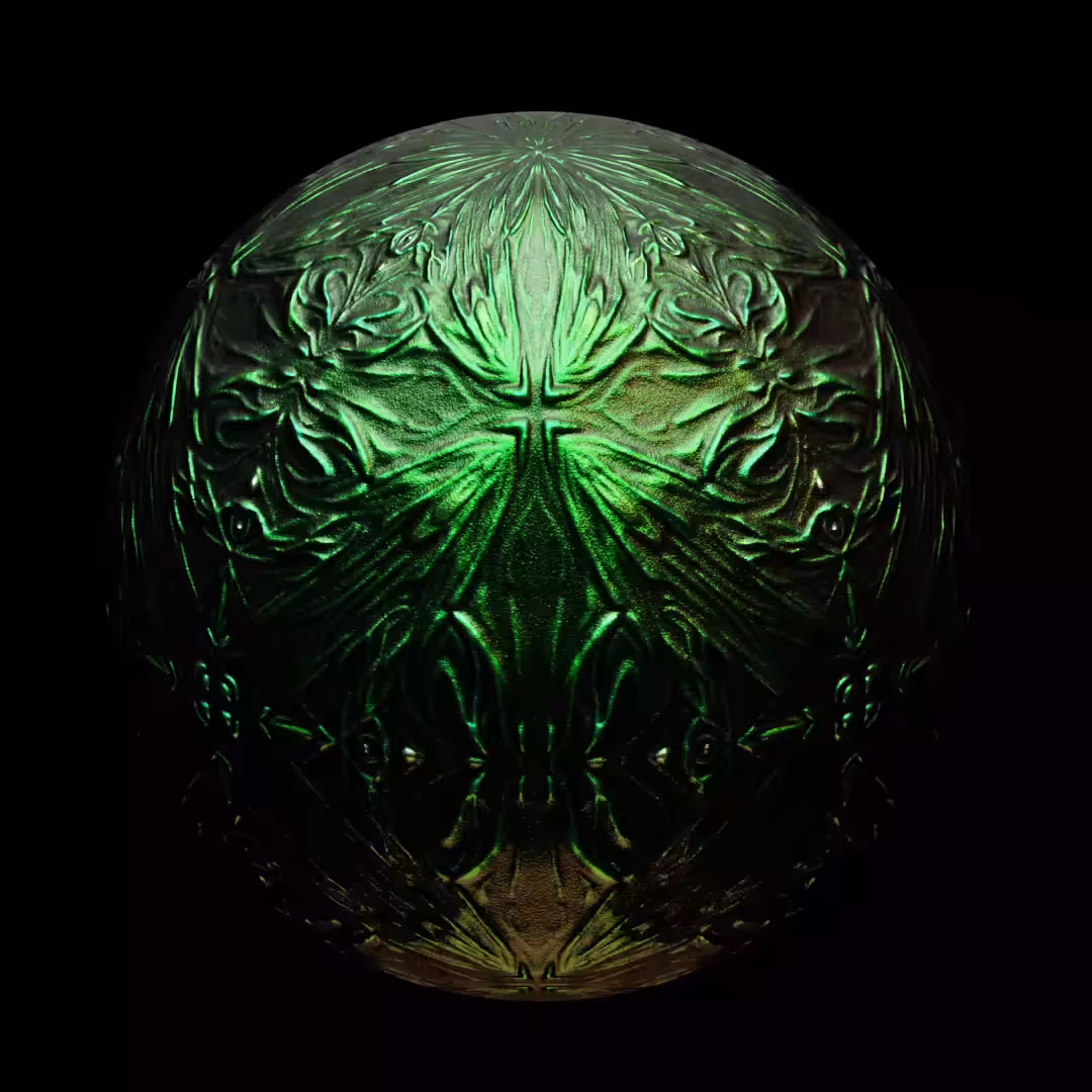 Sandblasted Emerald