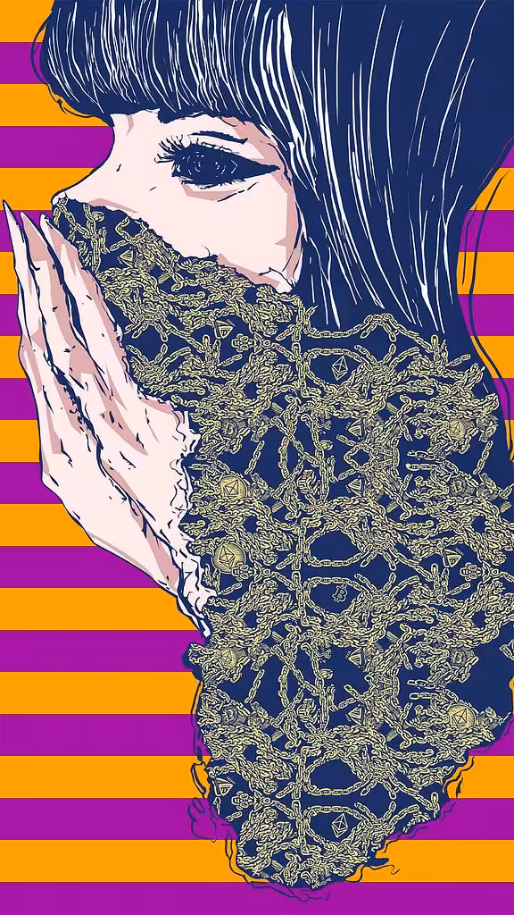 Mask of Gilded Chains, Maiden of Veiled Soul | 金鎖の仮面、神秘な彼女