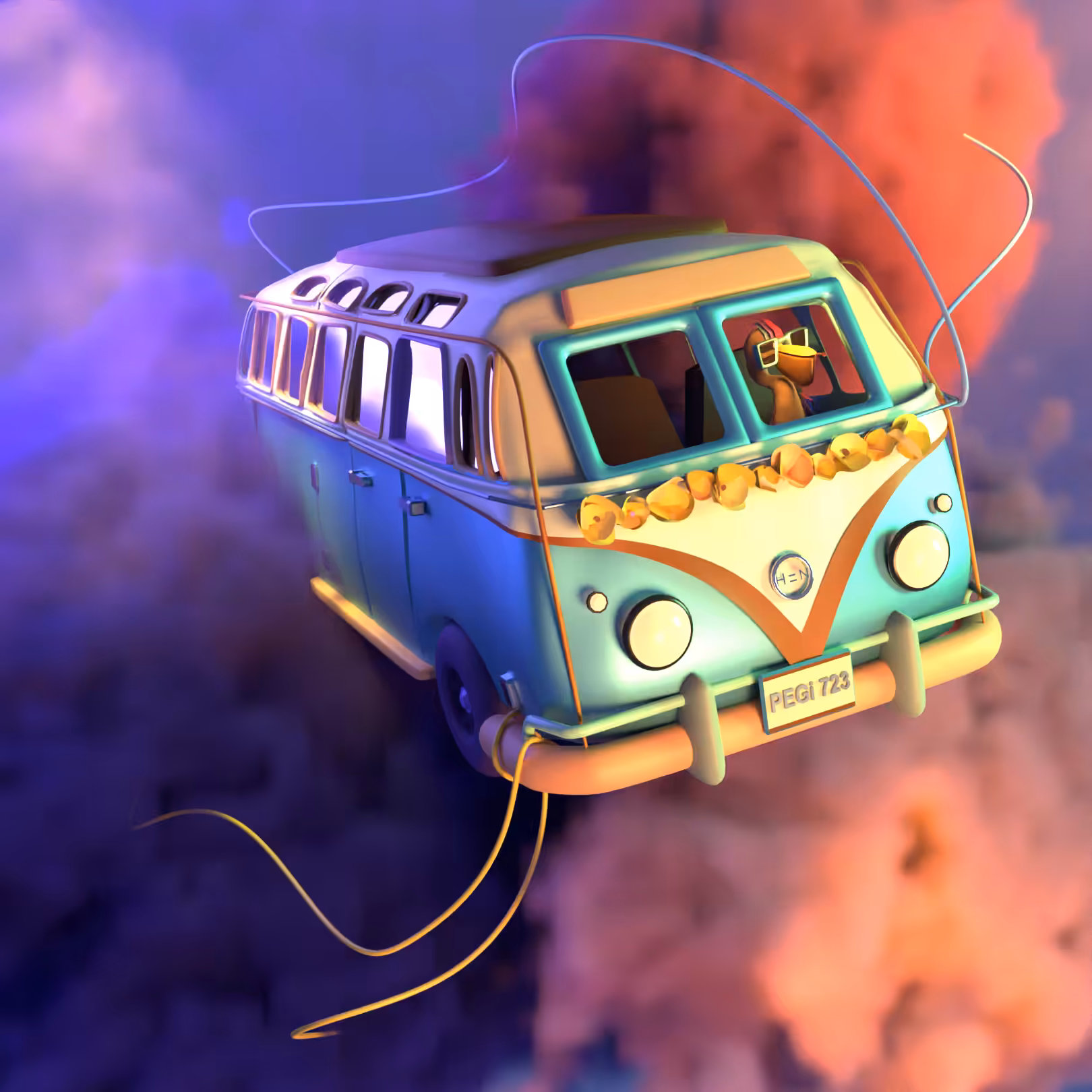 Blue Van 