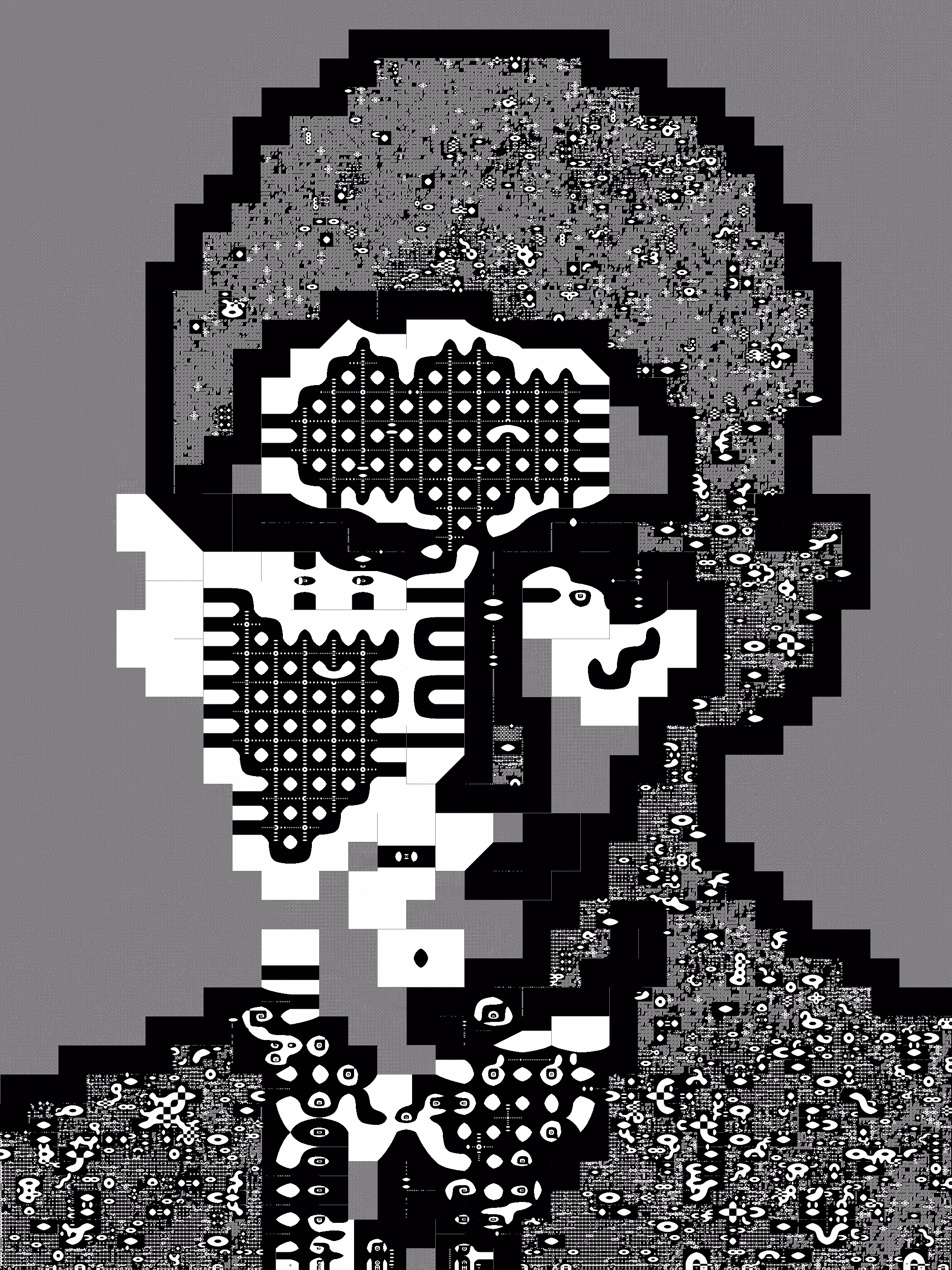 glitch portrait 42