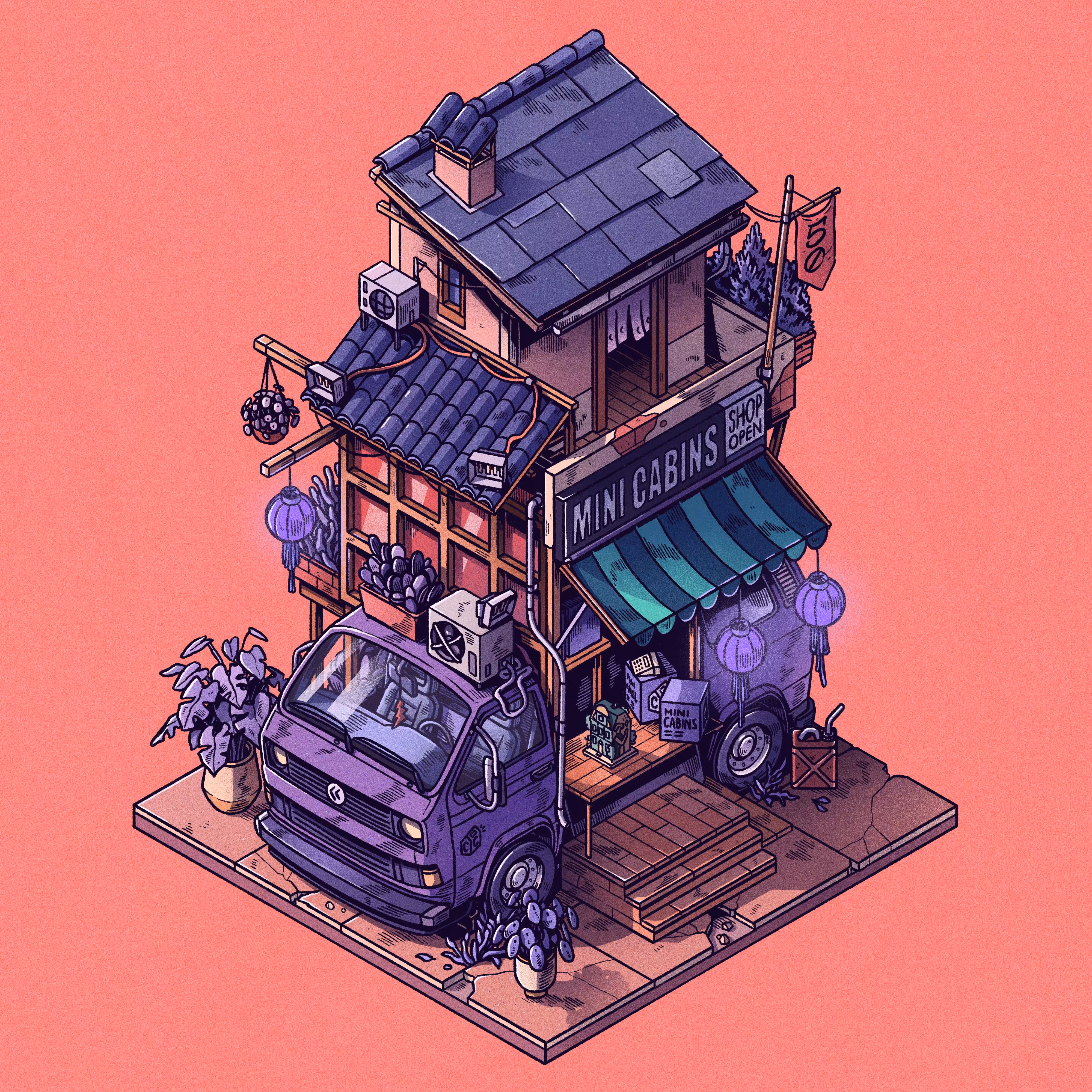 Curious Cabins #50: Caravan #60