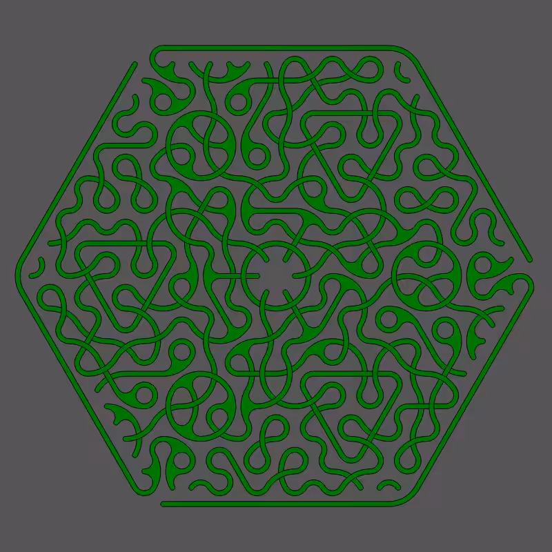 Threefold Symmetry - Dark Variations #234