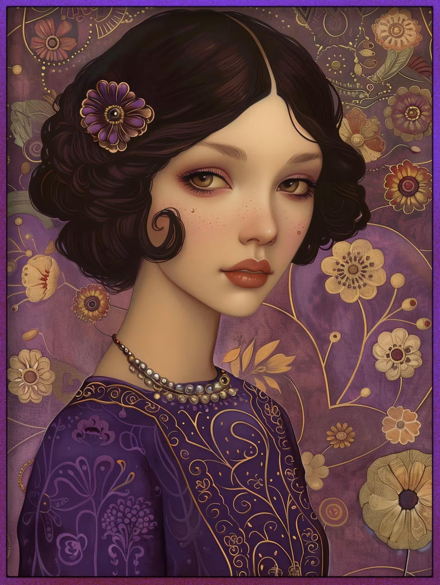 Portraits in Purple - Mirabelle