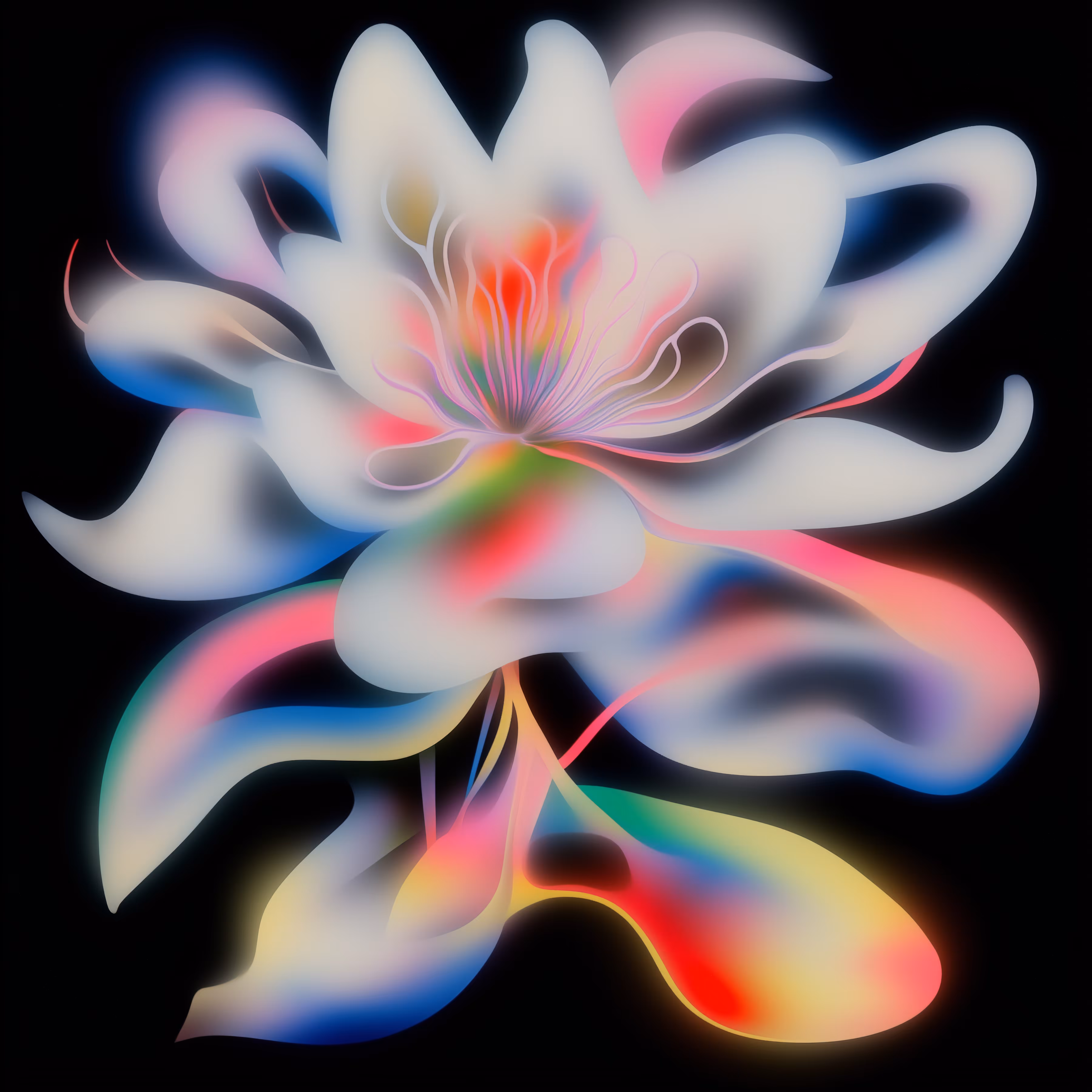 Ethereal Petals of Light