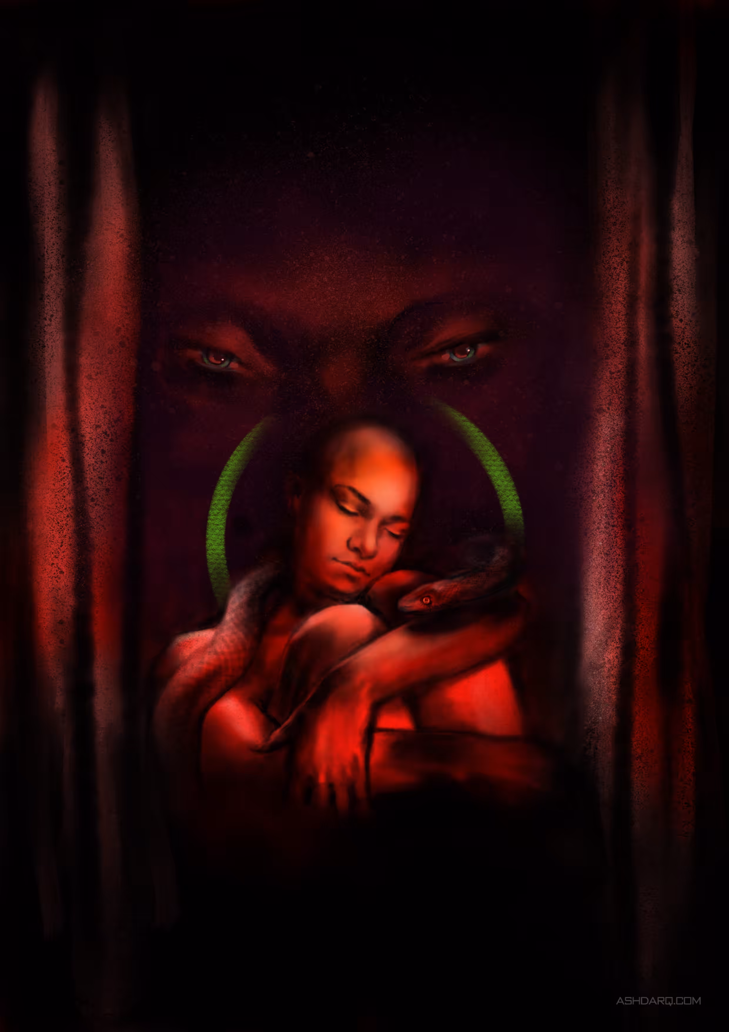 #whatsyourdream #804 by @ashdarqart - invited by @darksoul3113 - One With Darkness