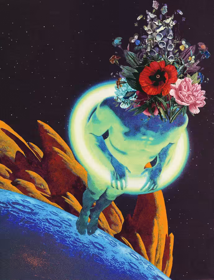 Space Flower Man