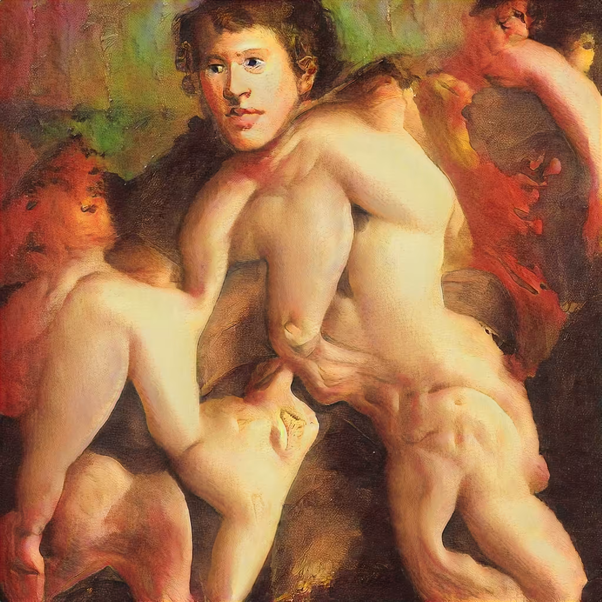 AI generated 'Night at the orgy'