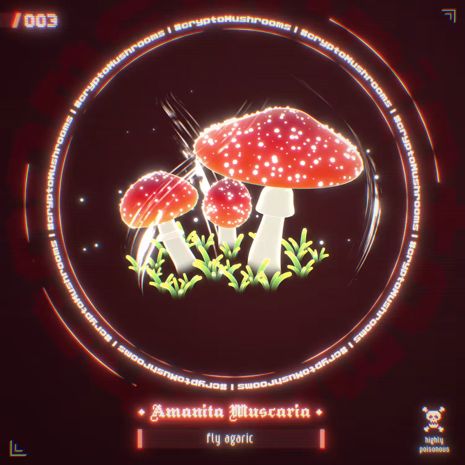 CryptoMushrooms #003 - Amanita Muscaria