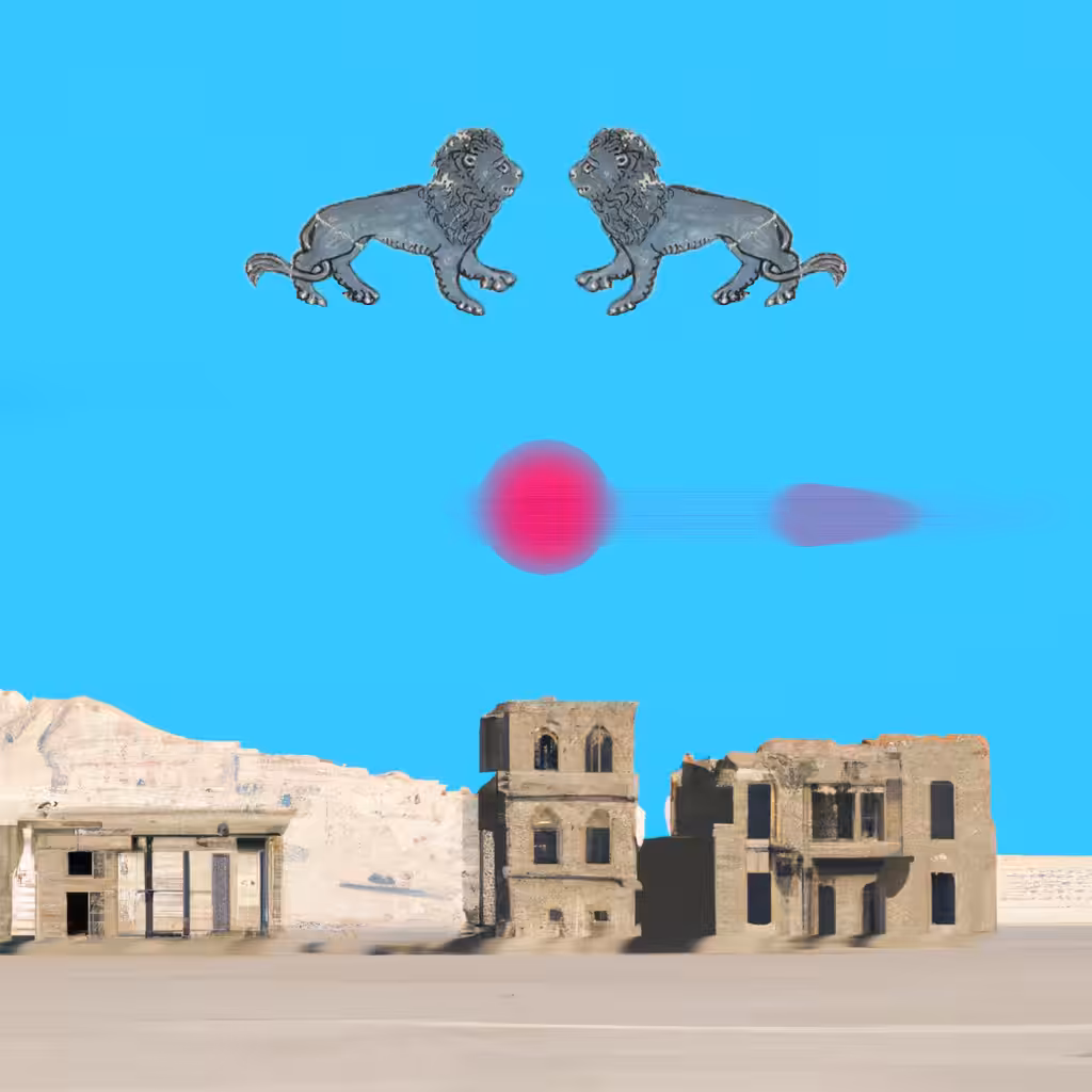 Lion circus flyer