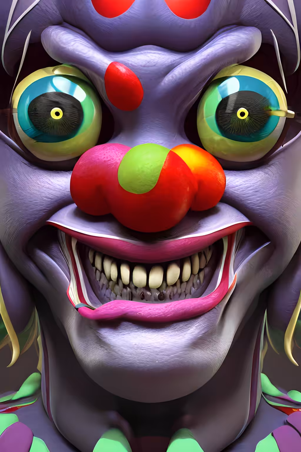 Distorted Faces: Distorted Face #49