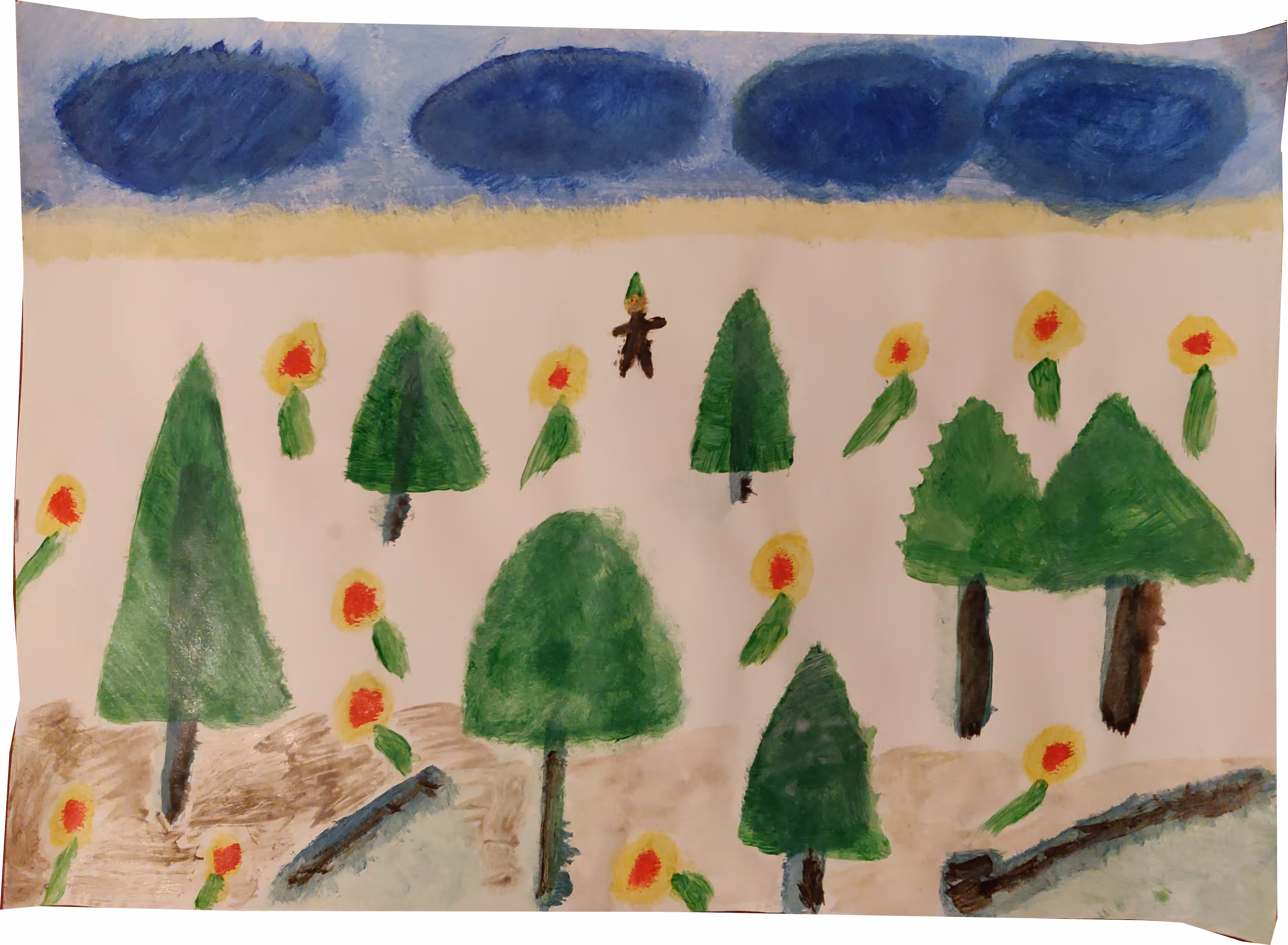 Gnome and the forest