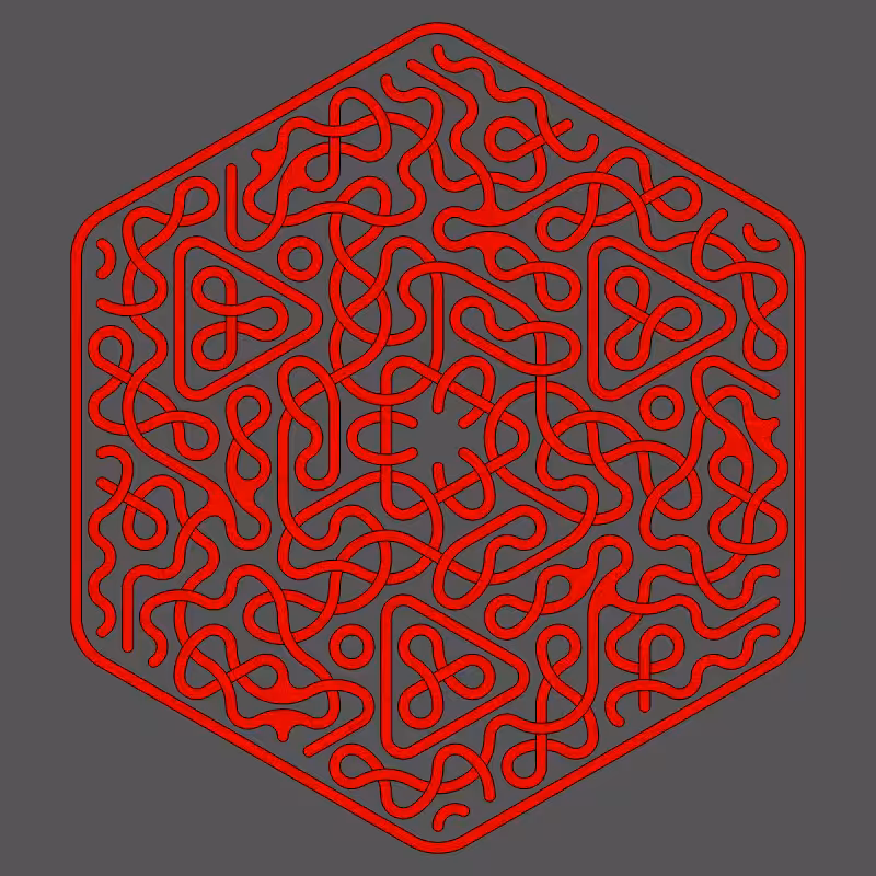 Threefold Symmetry - Dark Variations #18