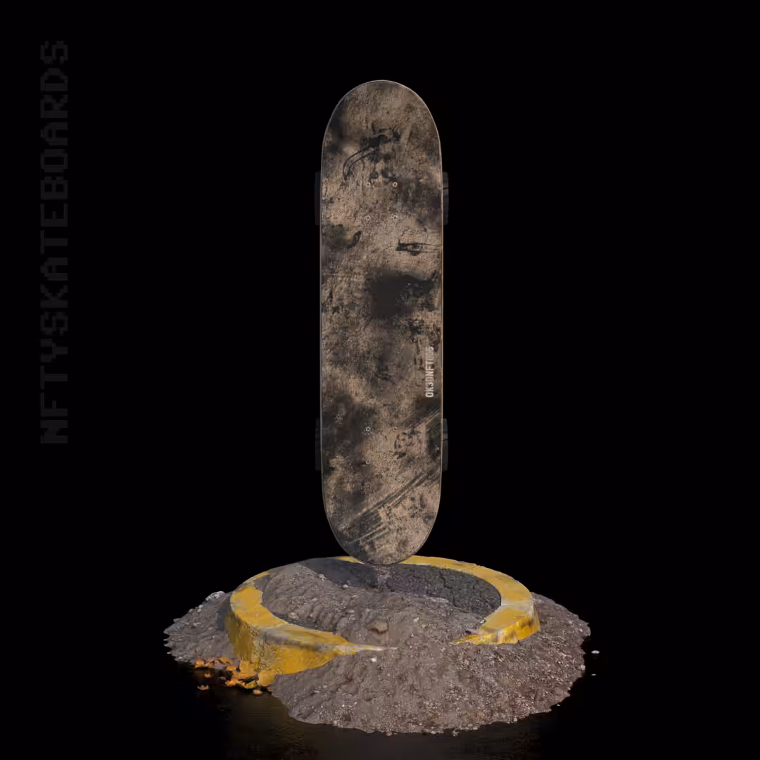 nftyskateboards NFT#005 - "Dirtboard"