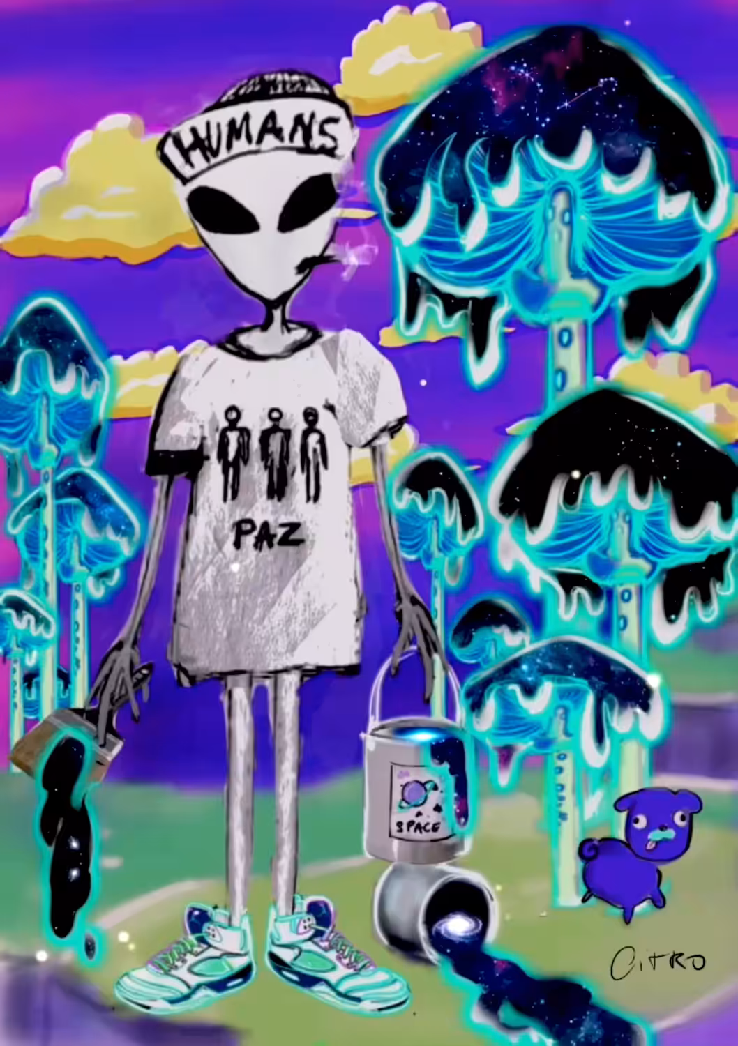 ALIEN SPACE PAINT