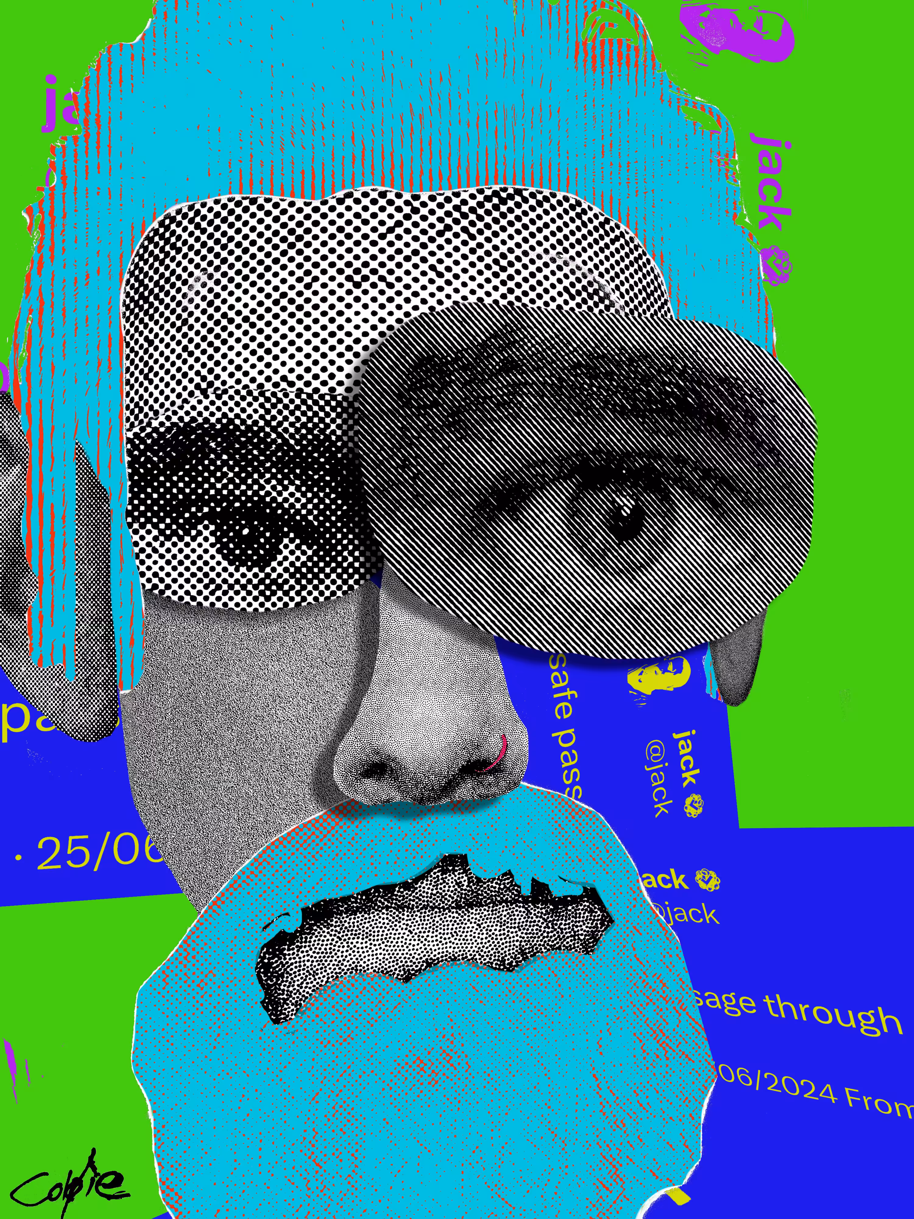 Decentral Eyes - Editions: Jack Dorsey - Decentral Eyes - Safe Passage Variant - 41/240