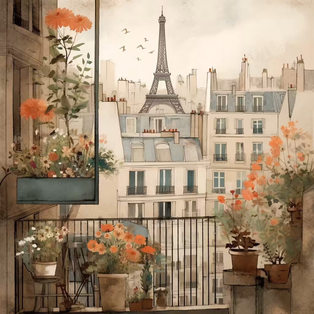 Balcony in Paris