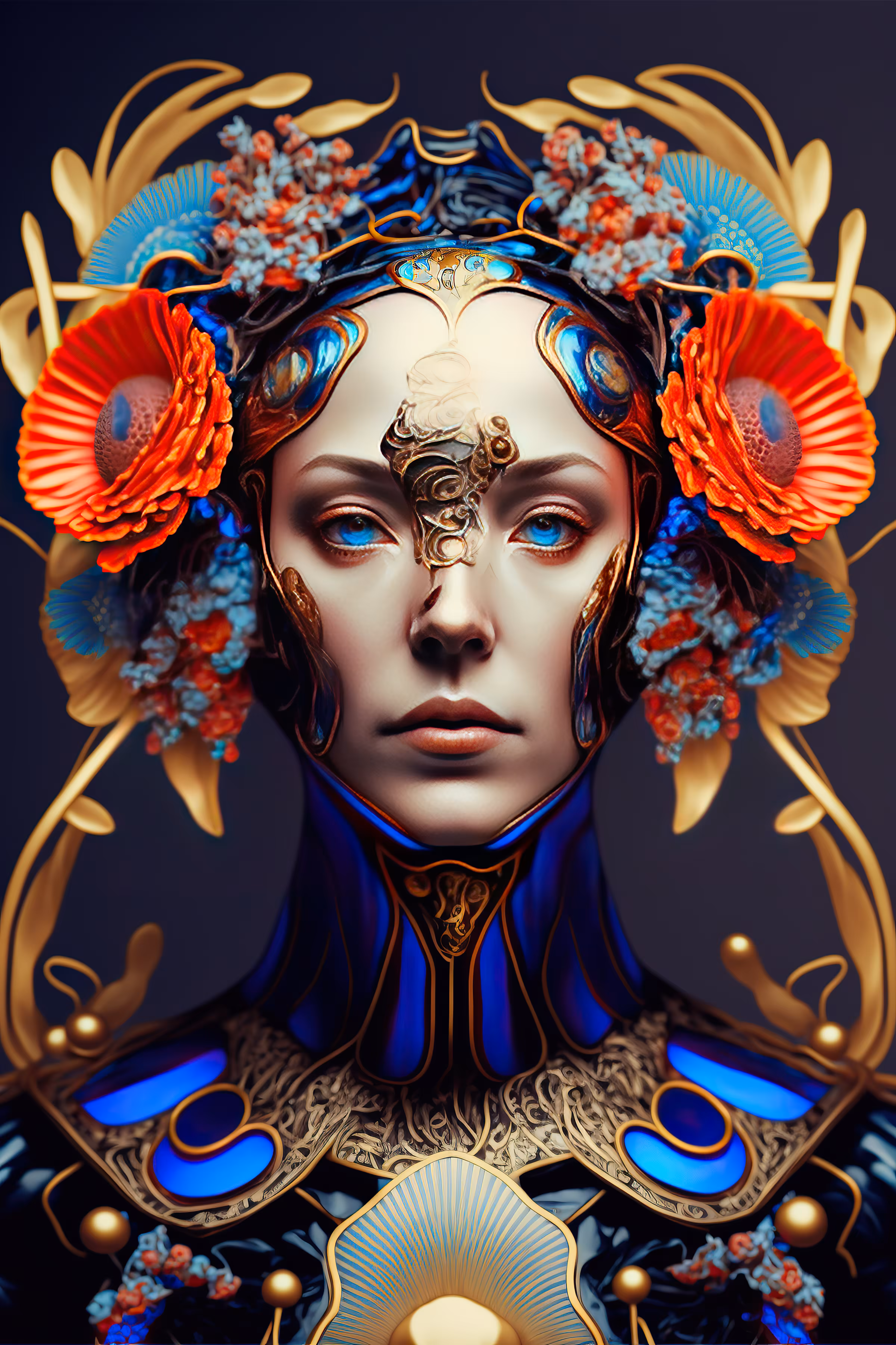 blue + gold #3
